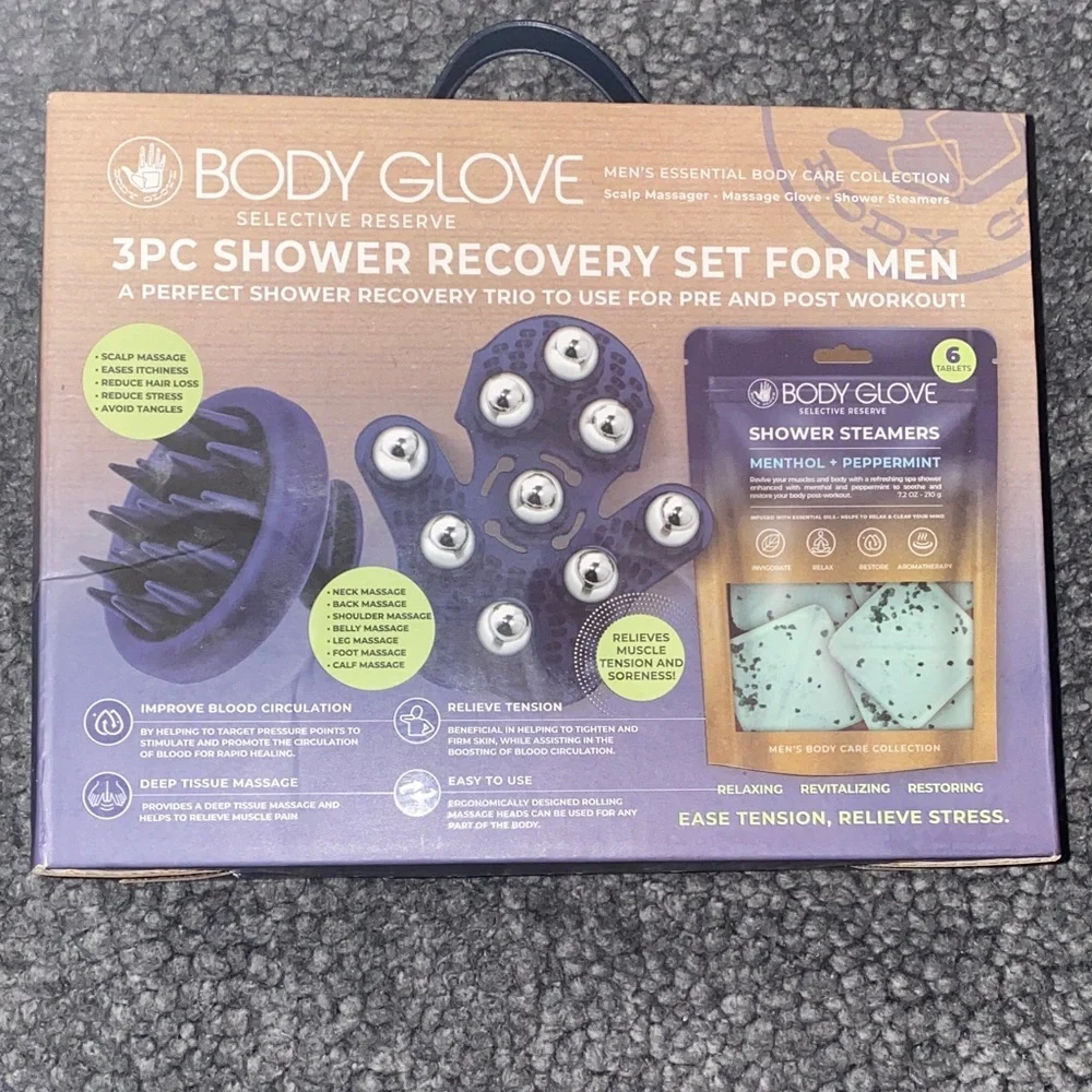 Body Glove Men's Shower Recovery Set -